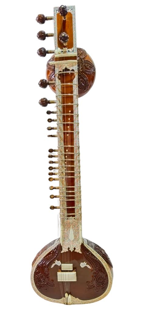 Sitar Tune Wood With Fiber Box Mizrabs Two Thumba Ustad Ravi Shankar S ...