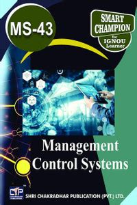 IGNOU MS 43 Help Book Management Control Systems IGNOU Study Notes For ...