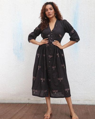Buy Laid Black Cotton Dress | Dresses | Cotton dress | Dress design