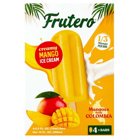 Frutero Mango Creamy Ice Cream Bars (4 fl oz) Delivery or Pickup Near ...