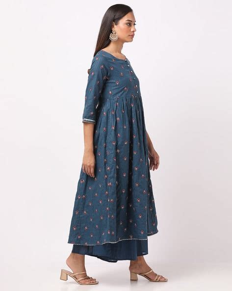 Buy Blue Kurta Suit Sets for Women by Svrnaa Online | Ajio.com