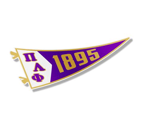 Pi Lambda Phi Pennant Sticker - Greek Gear