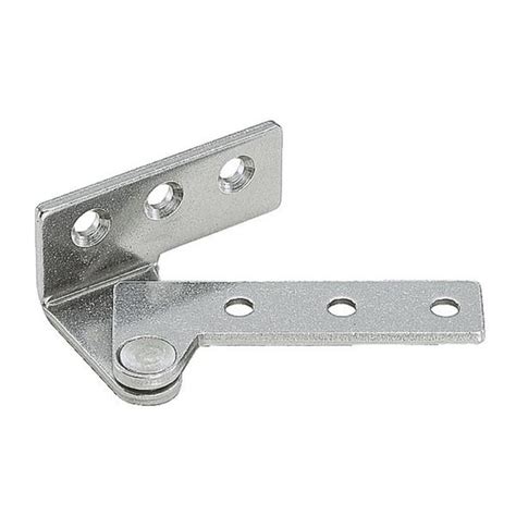 PL-65R White Bronze Plating Finish Overlay Door Pivot Hinge