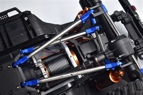 GPM RACING ALUMINIUM FRONT CHASSIS BRACE AXIAL SCX6 JEEP UPGRADED PARTS - Rc_pieces