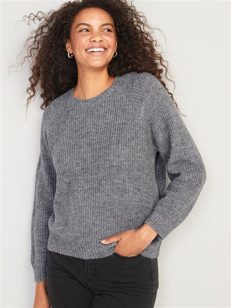 Heathered Cozy Shaker-Stitch Pullover Sweater for Women | Old Navy