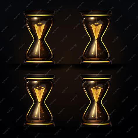 Premium Photo | Neon Design of Hourglass Icon Emoji With Time Sensitive Urgent and Patient ...