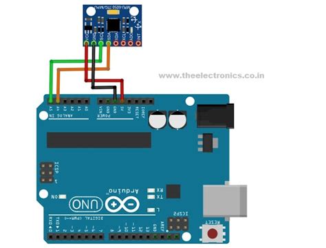 MPU6050 interfacing with arduino