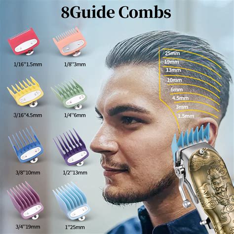 Number 1 Guard Haircut Professional 3 In 1 Fade Hair Trimmer Guard