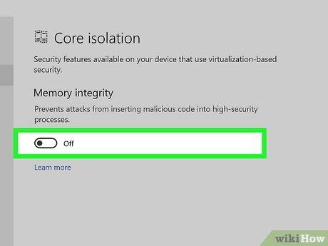 Image result for Disable Memory Integrity