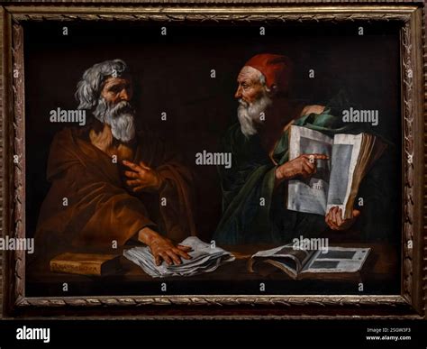 Paris, France - 02 09 2025: Darkness and light. Two Philosophers ...