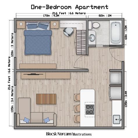 Small and Tiny Apartments: Design Strategies and Layout Plans | Small ...