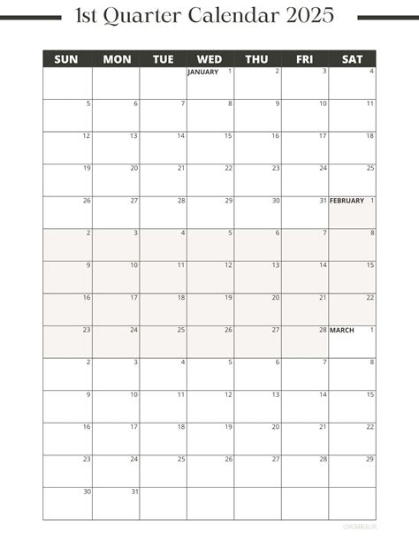Printable Three Month Calendar 2026 - Free Printable Template