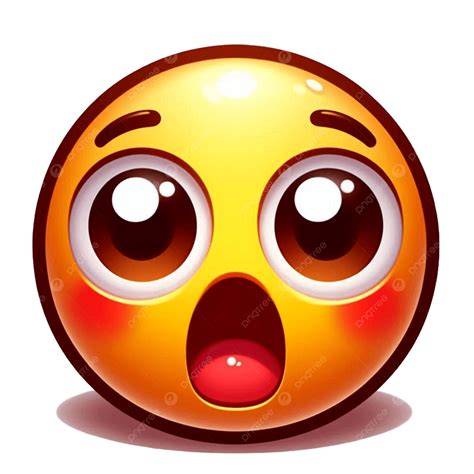 Emoji Rosto Expressão Símbolo Emoticon De Uau PNG , Rosto Emoji, Emoticon De Símbolo De Uau ...