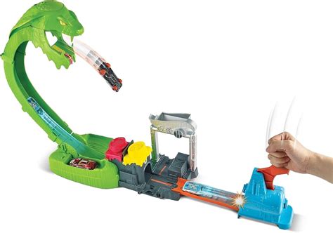 Hot Wheels Toxic Snake Strike Challenge Play Set India | Ubuy