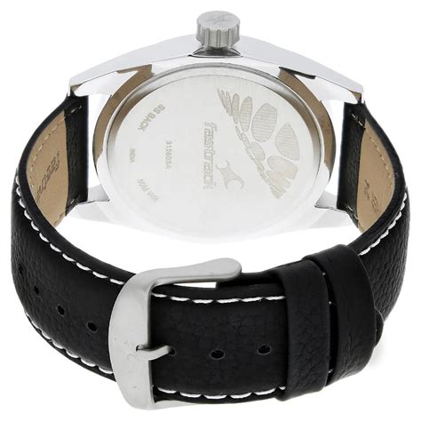 Buy Online Fastrack Quartz Analog White Dial Leather Strap Watch for ...