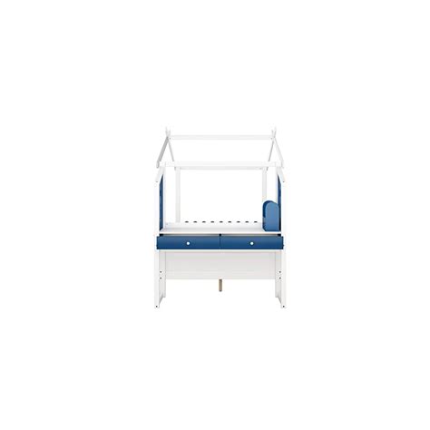 Buy Full House Bed for Kids , Wood Full Size Platform Bed with Built-in ...
