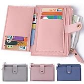 Women's Wallet Credit Card Holder Wallet PU Leather Daily Holiday ...
