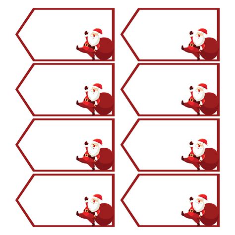 Get Free Printable Christmas Name Labels + DIY - Printables for Everyone