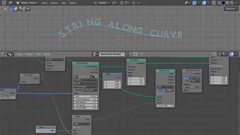 Image result for Blender Tutorial Geometry Node Text Effects