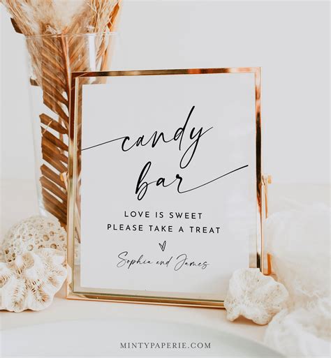 Candy Bar Signs