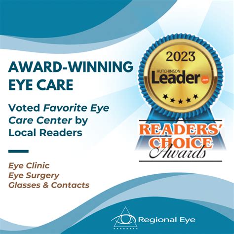 Regional Eye Center Named Favorite Eye Center in Hutchinson, MN ...