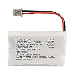 Uniden BT-446 Nickel Metal Hydride Rechargeable Cordless Phone Battery ...