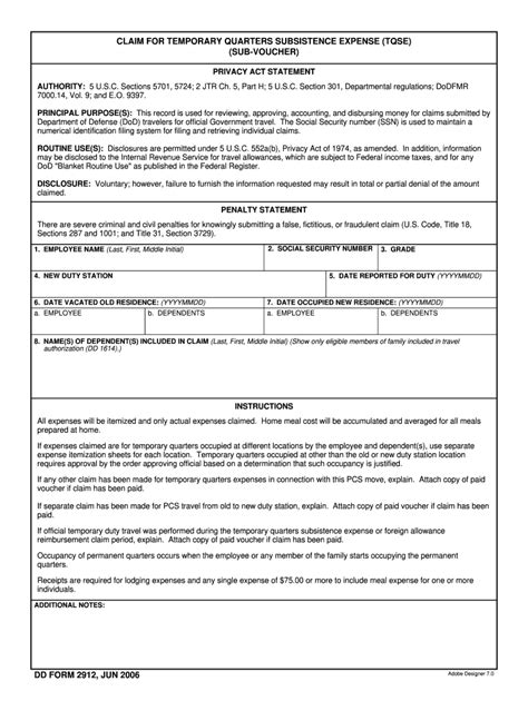 2006-2026 Form DD 2912 - Fill Out, Sign & Share Online | pdfFiller