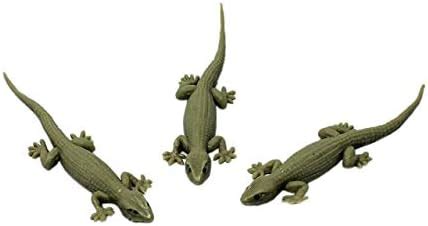 Buy Hetkrishi Real Looking Rubber Lizard Toy (Pack of 3) Multicolor ...