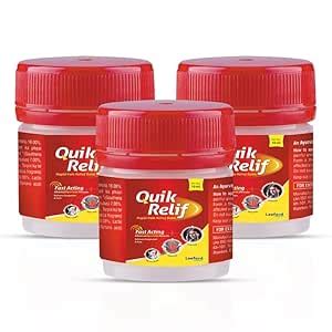 Quik Relif Pain Relieving Balm | Multipurpose Ayurvedic Formula for ...