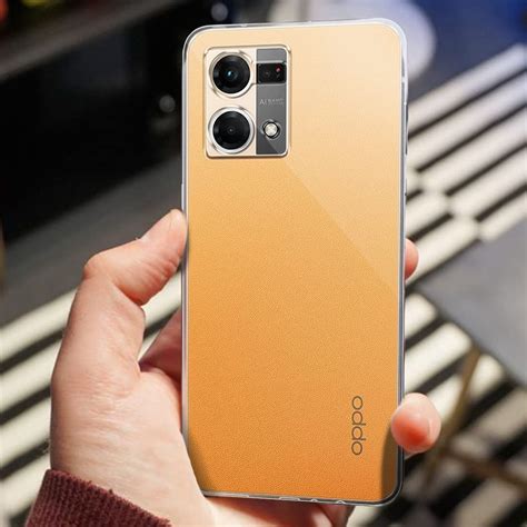 COVERBLACK Rubber Silicone Back Cover for Oppo F21 Pro 4G - Transparent ...