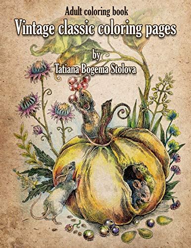 Buy Vintage Classic Coloring Pages: Adult Coloring Book (Relaxing ...