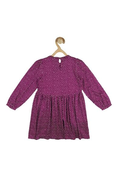 Buy Girls Purple Dots Visitwear Dress Online - 792449 | Peter England