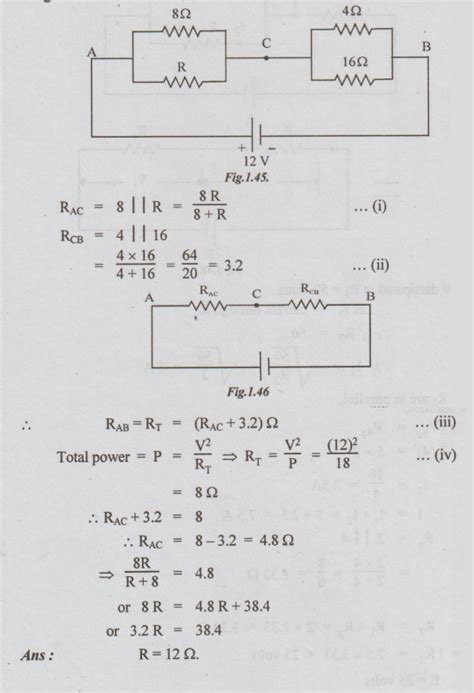 Worked examples on series-parallel circuits - Solved Example Problems ...