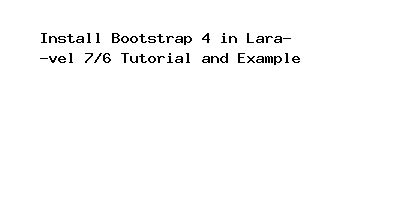 Image result for PHP Install Bootstrap