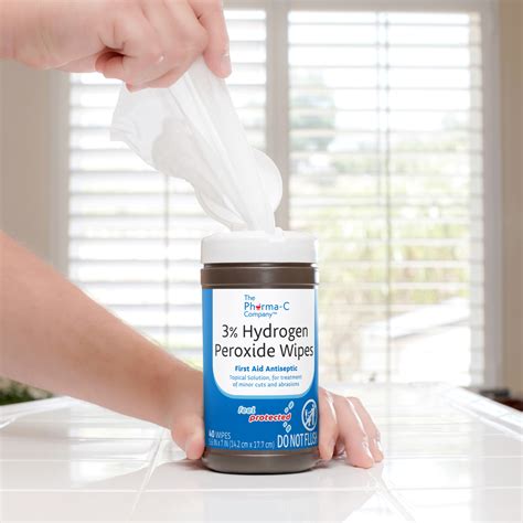 3% Hydrogen Peroxide Wipes
