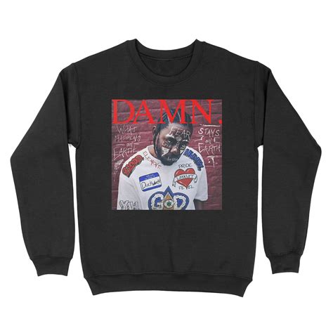Kendrick Lamar - DAMN. Alternate Album Art Unisex Crewneck Sweatshirt ...