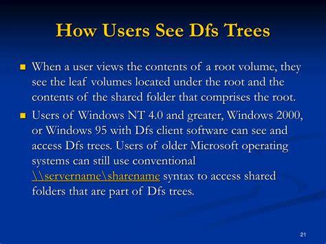 Distributed File System DFS Tree Structure 的图像结果