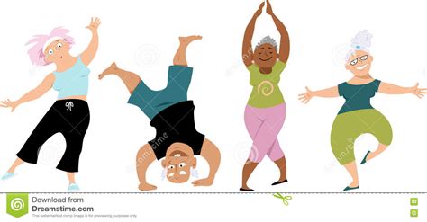 Senior yoga stock vector. Illustration of gymnastics - 77372173