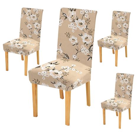 House of Quirk Elastic Chair Cover Stretch Removable Washable Short ...