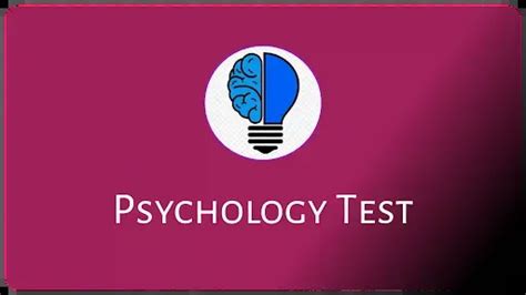 Psychology Test - 21