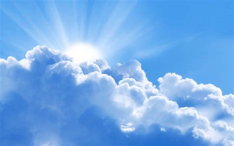 Blue Sky With Clouds Wallpaper (56+ images)
