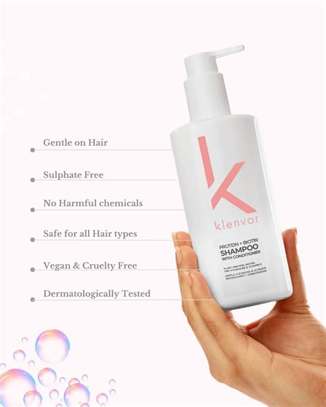 Protein + Biotin SHAMPOO with Conditioner (250 ml) – Klenvor