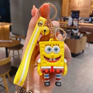Buy 3D Krab Squarepants Keychain Online in India