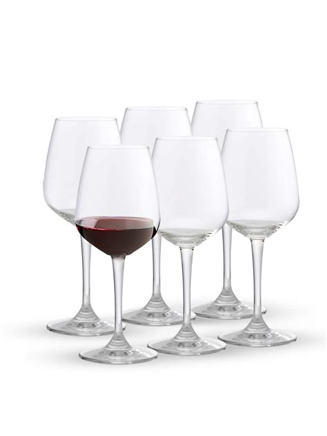 Buy Ocean Glass Wine Glass - Set of 6, Clear, 315ml Online at Low ...