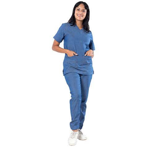 Female Denim Scrubs DNM-SF-Blue – Uniform Craft