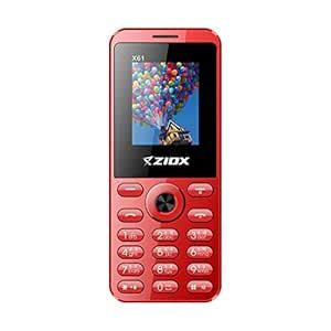 Ziox "X61 with Vibration 1.8" Display Wireless FM 1000 mAh Battery (RED ...