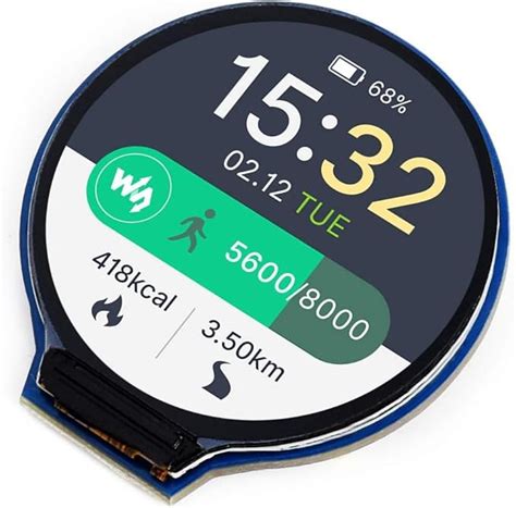 Waveshare 1.28 inch Round LCD Display for Arduino/Jetson Nano/Raspberry ...