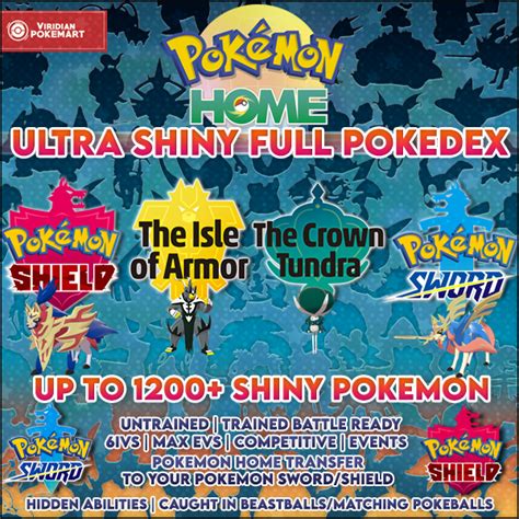 Buy Shiny Galar Pokedex | Pokemon Sword & Shield |Ultra Shiny 6IVs ...