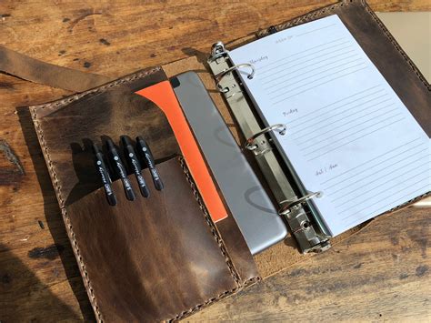 3 ring binder, Personal organizer, Refillable notebook, Mini three ring ...