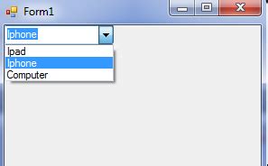 Image result for Combo Box Visual Basic